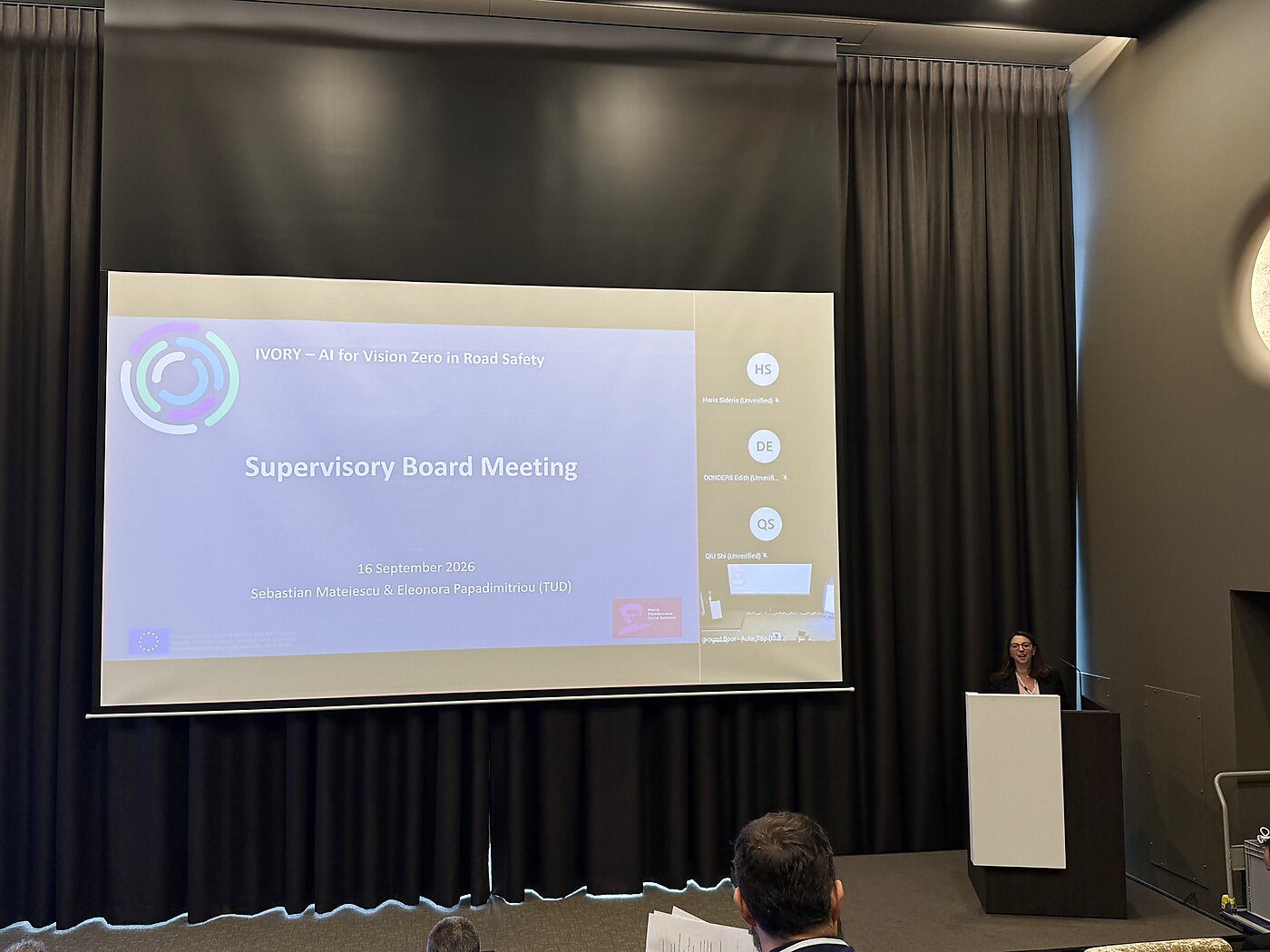 Auditorium session during the IVORY Consortium Meeting at Hasselt University